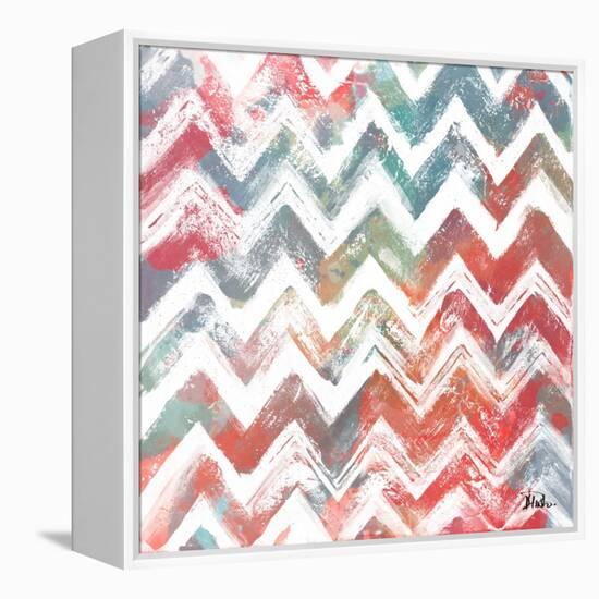 Bright Rustic Chevron-Patricia Pinto-Framed Stretched Canvas