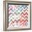 Bright Rustic Chevron-Patricia Pinto-Framed Art Print