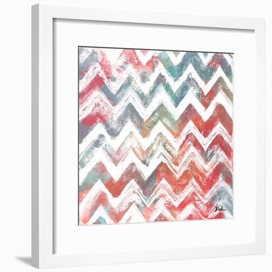 Bright Rustic Chevron-Patricia Pinto-Framed Art Print