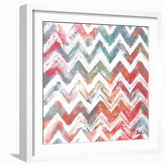 Bright Rustic Chevron-Patricia Pinto-Framed Art Print