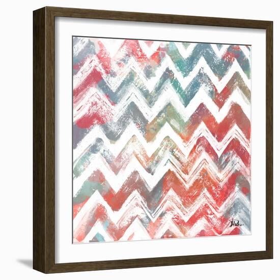 Bright Rustic Chevron-Patricia Pinto-Framed Premium Giclee Print