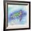 Bright Sea turtle-Kimberly Glover-Framed Giclee Print