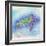 Bright Sea turtle-Kimberly Glover-Framed Giclee Print