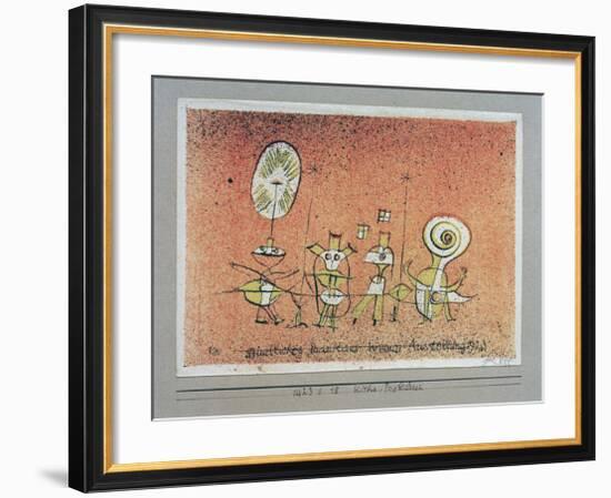 Bright Side Postcard-Paul Klee-Framed Giclee Print