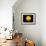 Bright Sun Shining in the Universe with Starry Background-null-Framed Art Print displayed on a wall