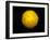 Bright Sun Shining in the Universe with Starry Background-null-Framed Art Print