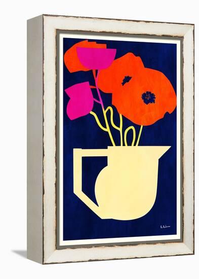 Bright & Sunny Poppies-Bo Anderson-Framed Premier Image Canvas