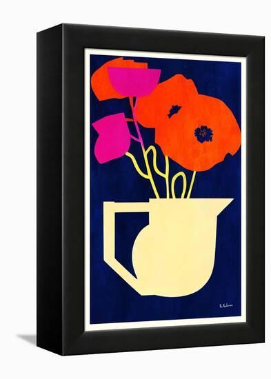 Bright & Sunny Poppies-Bo Anderson-Framed Premier Image Canvas