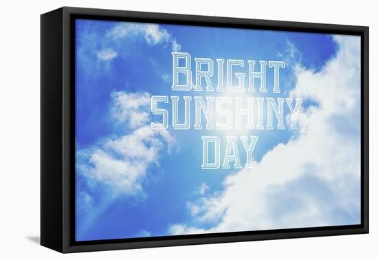 Bright Sunshiney Day-Vintage Skies-Framed Premier Image Canvas