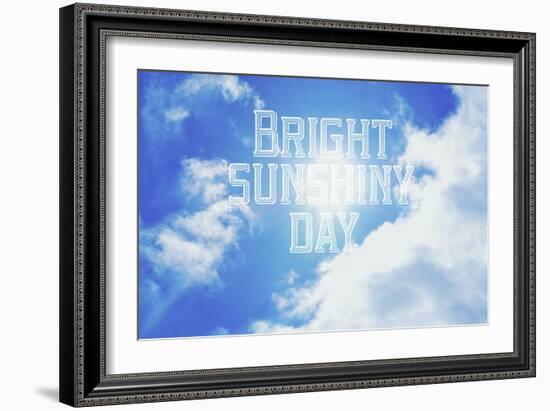 Bright Sunshiney Day-Vintage Skies-Framed Giclee Print