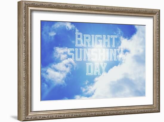 Bright Sunshiney Day-Vintage Skies-Framed Premium Giclee Print