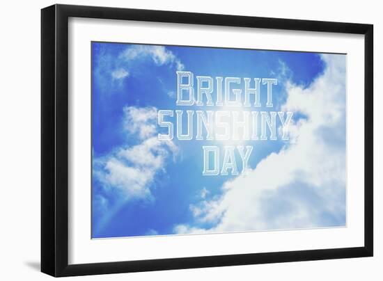 Bright Sunshiney Day-Vintage Skies-Framed Premium Giclee Print
