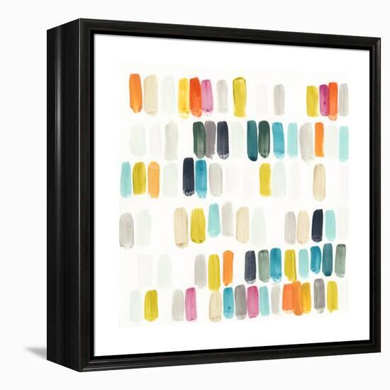 Bright Swatches I-June Vess-Framed Stretched Canvas