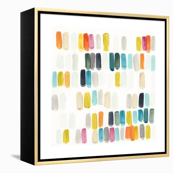 Bright Swatches I-June Vess-Framed Stretched Canvas