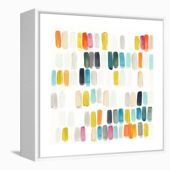 Bright Swatches I-June Vess-Framed Stretched Canvas