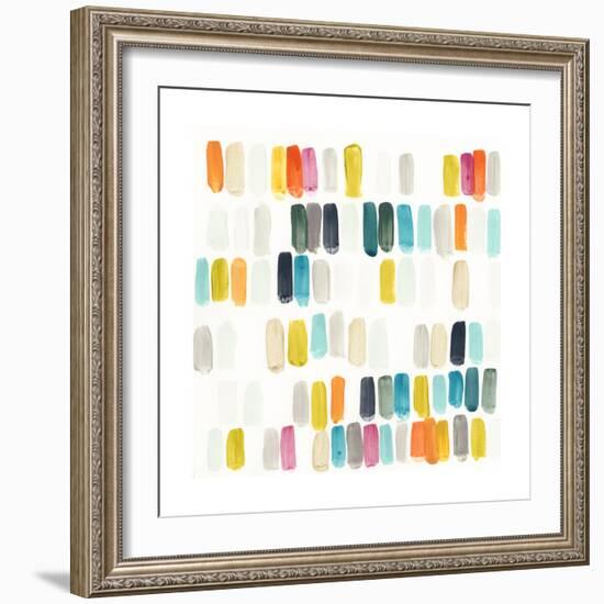 Bright Swatches I-June Vess-Framed Art Print