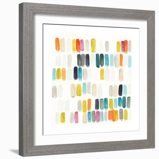 Bright Swatches I-June Vess-Framed Art Print