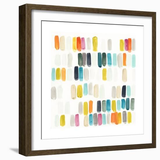 Bright Swatches I-June Vess-Framed Art Print