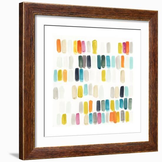 Bright Swatches I-June Vess-Framed Art Print