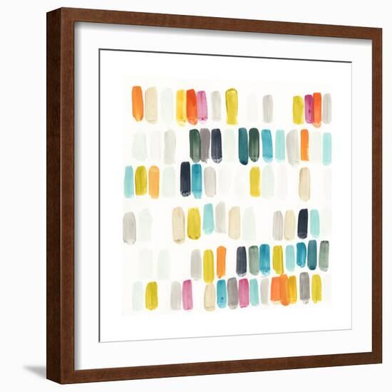 Bright Swatches I-June Vess-Framed Art Print