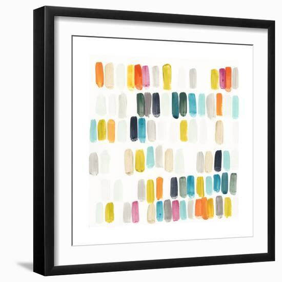 Bright Swatches I-June Vess-Framed Art Print