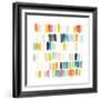 Bright Swatches I-June Vess-Framed Art Print