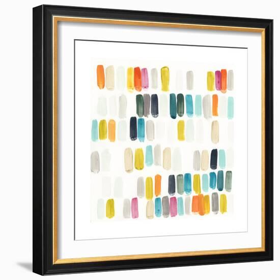 Bright Swatches I-June Vess-Framed Art Print