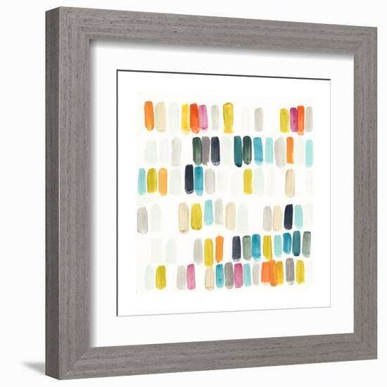 Bright Swatches I-June Vess-Framed Art Print