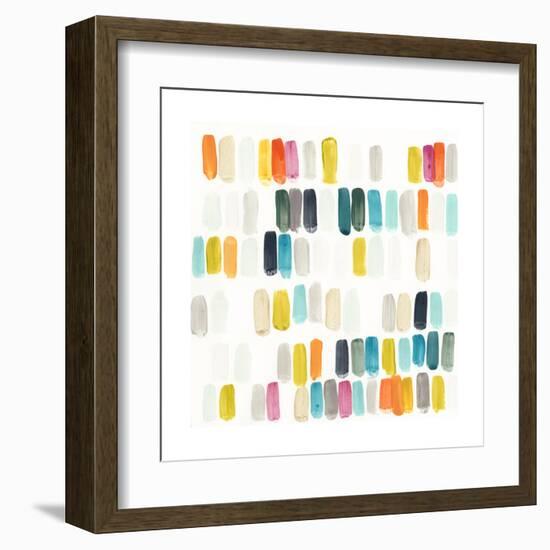 Bright Swatches I-June Vess-Framed Art Print