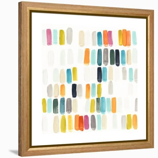 Bright Swatches II-June Vess-Framed Stretched Canvas