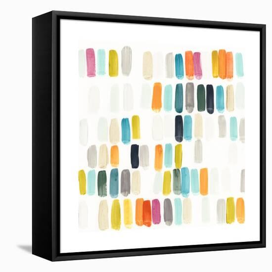 Bright Swatches II-June Vess-Framed Stretched Canvas