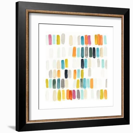 Bright Swatches II-June Vess-Framed Art Print