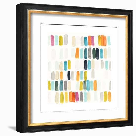 Bright Swatches II-June Vess-Framed Art Print