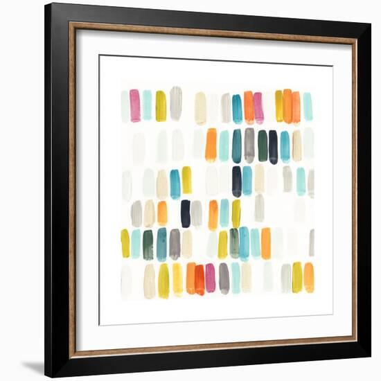 Bright Swatches II-June Vess-Framed Art Print