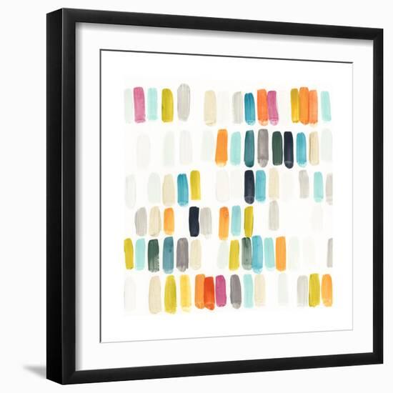 Bright Swatches II-June Vess-Framed Art Print