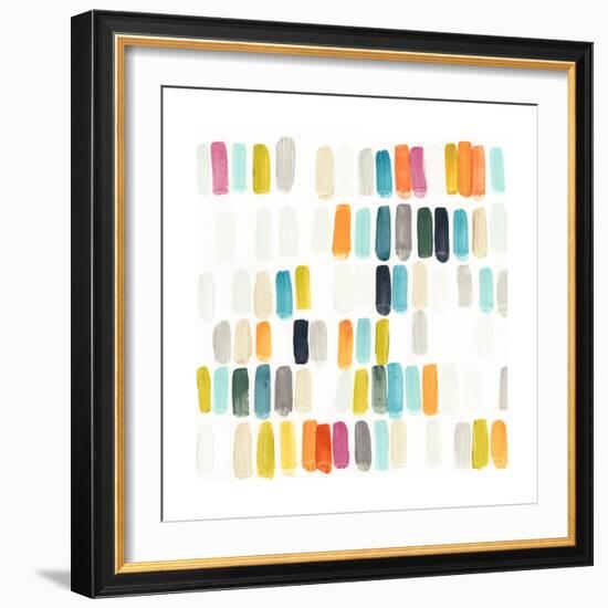 Bright Swatches II-June Vess-Framed Art Print