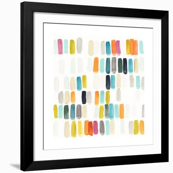 Bright Swatches II-June Vess-Framed Giclee Print