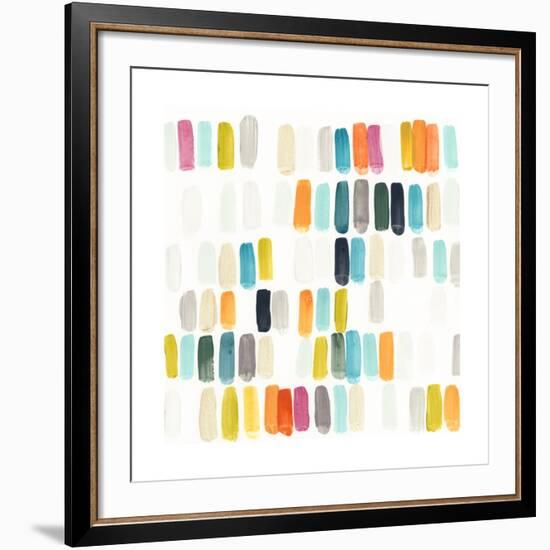 Bright Swatches II-June Vess-Framed Giclee Print