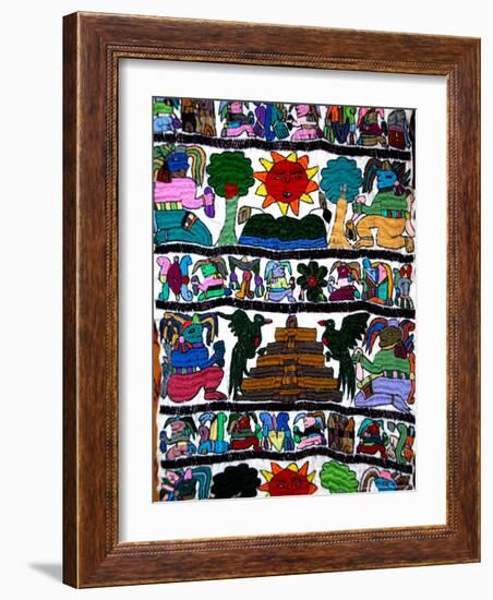 Bright Textile, Ixcel Textile Co-op, San Antonio Aguas Calientes, Guatemala-Cindy Miller Hopkins-Framed Photographic Print