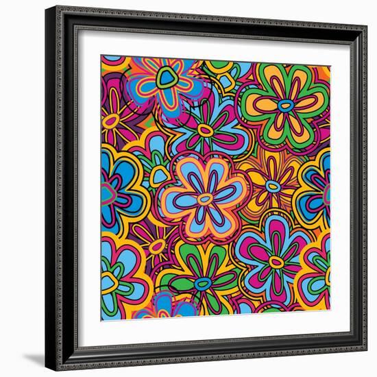 Bright Texture-Suriko-Framed Art Print