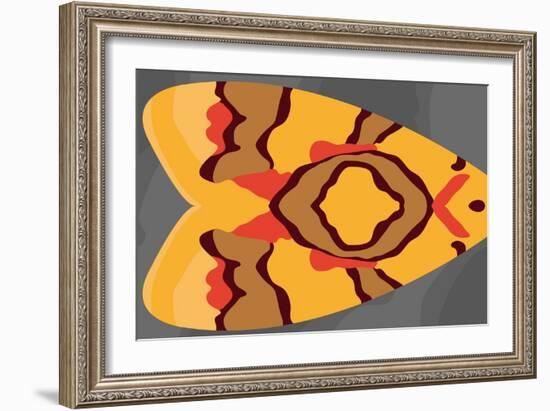 Bright Tiki Moth-Belen Mena-Framed Giclee Print