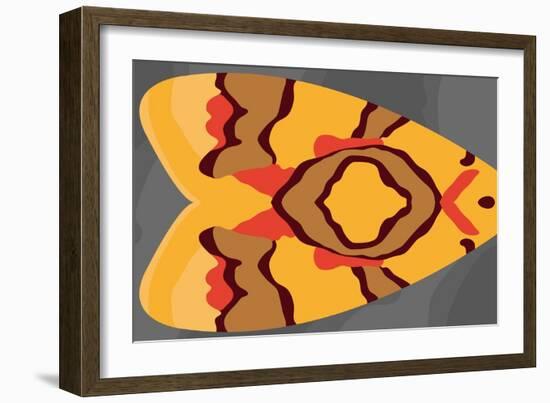 Bright Tiki Moth-Belen Mena-Framed Giclee Print