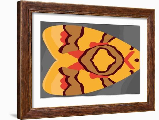 Bright Tiki Moth-Belen Mena-Framed Giclee Print