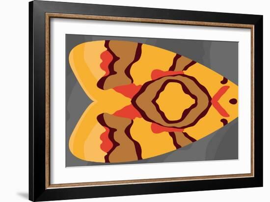 Bright Tiki Moth-Belen Mena-Framed Giclee Print