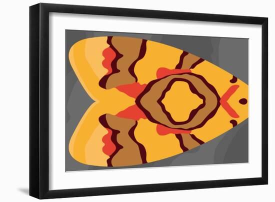 Bright Tiki Moth-Belen Mena-Framed Giclee Print