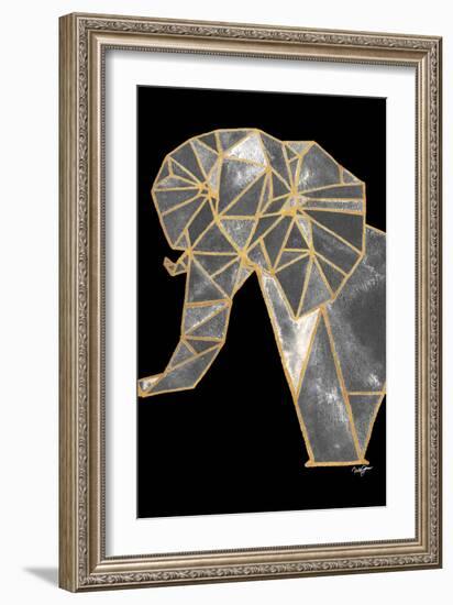 Bright Tri Origami I-Nola James-Framed Art Print