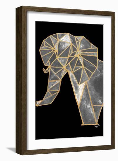 Bright Tri Origami I-Nola James-Framed Art Print