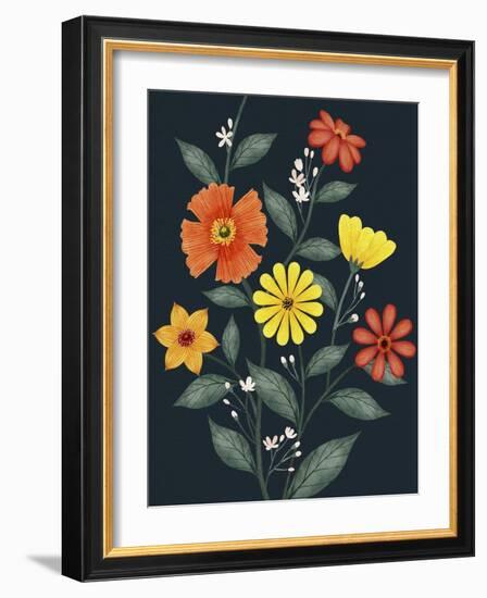 Bright Vines II-Grace Popp-Framed Art Print