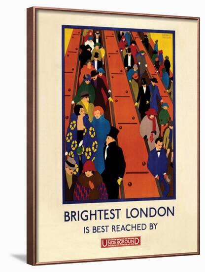 Brightest London-null-Framed Art Print