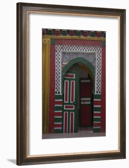 Brightly-coloured door-Natalie Tepper-Framed Photo